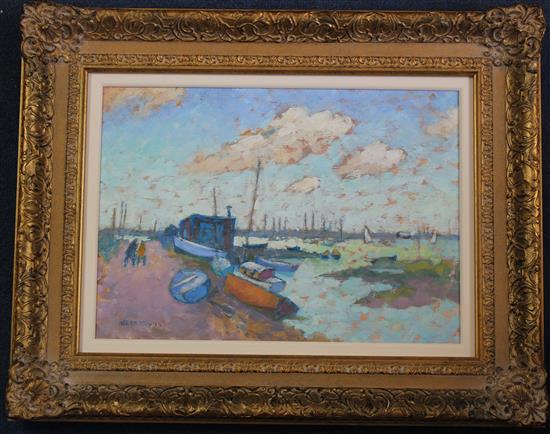 Jean Young (1914-) Walberswick near Southwold, 10 x 14in.